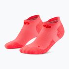 Calze a compressione da uomo CEP Ultralight No Show 4.0 neon coral/red