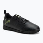 PUMA Future 8 Play TT Jr bambini scarpe da calcio puma nero / luce frizzante / terreno verde
