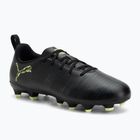 PUMA Future 8 Play FG/AG Jr scarpe da calcio puma nero / luce frizzante / terreno verde