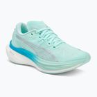 Scarpe da corsa da donna PUMA Deviate Nitro 3 blu menta/veloce