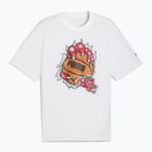Maglietta da basket da uomo PUMA Hoopaverse Tee 3 puma bianco