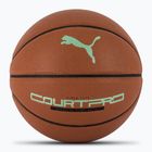 PUMA teamJAWS Court Pro Basket in pelle marrone/ombra scura numero 7