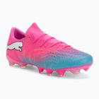 Scarpe da calcio PUMA Future 9 Match Fusion FG/AG poison pink/puma white/sun stream/bright aqua/puma black