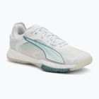 Scarpe da pallamano donna PUMA Accelerate Nitro SQD 4 Game On puma white/baltic sea blue/fresh water