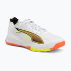 Scarpe da pallamano PUMA Accelerate Turbo 4 Game On puma white/glowing red/ultra blue