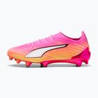 Scarpe da calcio PUMA Ultra 6 Ultimate FG poison pink/puma white/sun stream/bright aqua/puma black