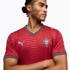 Maglia da calcio uomo PUMA FPF Portogallo Home Jersey Replica Club rossa/verde