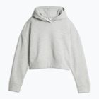 Felpa donna Puma Hyrox World Cropped Hoodie light grey