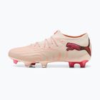 Scarpe da calcio PUMA Future 9 Ultimate Low FG sugared almond/puma white/ultra red/puma black