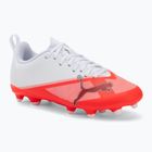 Scarpe da calcio bambino Puma Ultra 7 Play FG/AG Jr Ultra Red/Puma Black/Puma White