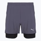 Pantaloncini da corsa da uomo PUMA Run Velocity 2IN1 inky depths