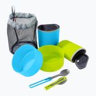Set di pentole da escursione MSR per 2 persone Mess blu/verde fluo