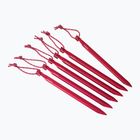 Picchetti per tenda MSR Groundhog Stake 6 pz. rosso