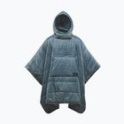 Mantellina da trekking Therm-a-Rest Honcho blu con stampa a trama intrecciata