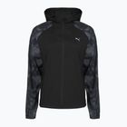 Giacca da running da donna Puma Run AOP Favorite Woven Jacket black