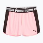 Pantaloncini da allenamento da donna PUMA Train All Day Knit 3" coral ice/puma nero