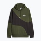 Felpa con cappuccio PUMA Power Cat Uomo mirto