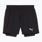 Pantaloncini da corsa PUMA Run Velocity Ultraweave 2in1 da uomo, nero