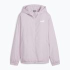 Giacca PUMA ESS Solid Windbreaker Hoodie da donna, nebbia d'uva