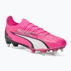 Scarpe da calcio PUMA Ultra Ultimate MxSG rosa velenoso/puma bianco/puma nero