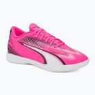 Scarpe da calcio PUMA Ultra Play IT rosa velenoso/puma bianco/puma nero