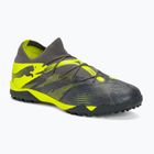 Scarpe da calcio PUMA Future 7 Match Rush TT grigio forte/grigio scuro freddo/elettrico lime