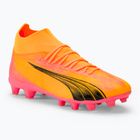 PUMA Ultra Pro FG/AG Jr scarpe da calcio per bambini sunset glow/puma nero/sun stream