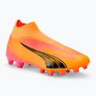 PUMA Ultra Match+ LL Fg/Ag sunset glow/puma nero/sun stream scarpe da calcio