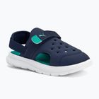 PUMA Evolve AC Inf sandali per bambini puma navy/verde scintillante/puma bianco