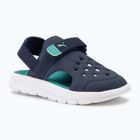 PUMA Evolve AC PS sandali per bambini puma navy/verde scintillante/puma bianco