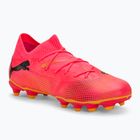 PUMA Future 7 Match FG/AG Jr scarpe da calcio bambino sunset glow/puma nero/sun stream