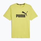 PUMA Es Logo Tee (S) Uomo Maglietta lucida lime