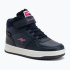 KangaROOS scarpe da bambino K-CP Bound Mid EV blu scuro/rosa