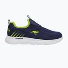Scarpe per bambini KangaROOS K-ETK Dunnart dark navy/lime
