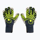 Uhlsport Prediction Ultragrip HN guanti da portiere blu/bianco/giallo fluo