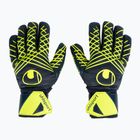 Guanto da portiere uhlsport Prediction Supersoft HN navy/bianco/giallo fluo