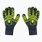 Uhlsport Prediction Absolutgrip HN Fit guanti da portiere blu/bianco/giallo fluo