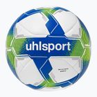 Calcio uhlsport 350 Lite Match Addglue bianco / blu scuro / giallo fluo dimensioni 4