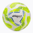 Calcio uhlsport 350 Lite Addglue bianco / giallo fluo / blu scuro dimensioni 5