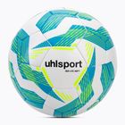 Calcio uhlsport Lite Soft 350 bianco / azzurro / giallo fluo dimensioni 5