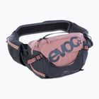 EVOC Hip Pack Pro 3 l, rosa polveroso/grigio carbone, valigetta per bicicletta