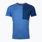 T-shirt termica da uomo ORTOVOX 185 Rock'N'Wool just blue