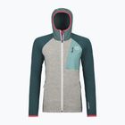 Felpa da donna ORTOVOX Fleece GP Classic Knit Hoody grigio artico