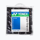 Fasce per racchette da badminton YONEX AC 102-12 12 pezzi nero.