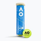 Palline da tennis Dunlop Australian Open 4B 4 pezzi verde.