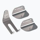 Gancio per pedali Lezyne in acciaio inox Gancio da parete per biciclette in argento