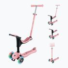 Monopattino a tre ruote per bambini Globber Go.Up Deluxe Lights rosa intenso
