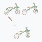 Bicicletta senza pedali a tre ruote con maniglione di guida Globber Learning Trike 2w1 Plus Ecologic pistachio