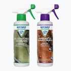 Nikwax Gel per la pulizia delle calzature+ Kit per la cura di nubuck e velluto 2 x 300 ml