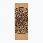 Tappetino da yoga Myga Mandala XL 6 mm brown